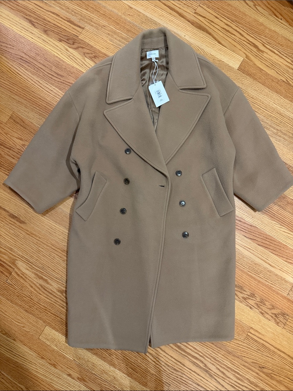 New with tag Frame Cocoon Coat Camel Coat